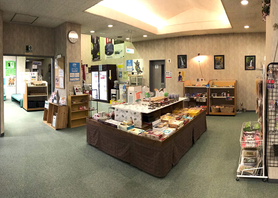 グリーンパークもりのいずみ内の売店